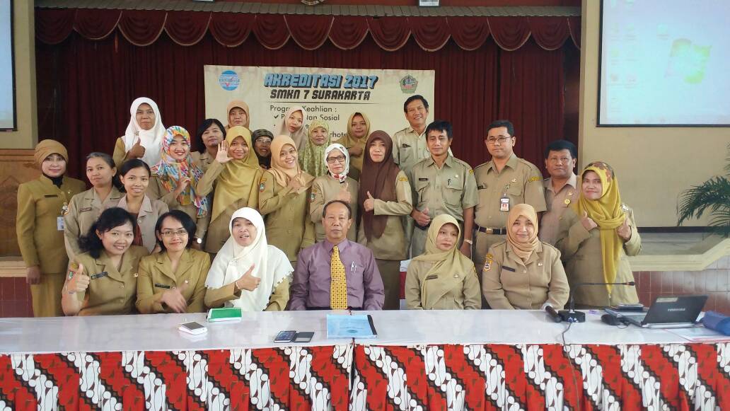 Visitasi Akreditasi SMK Negeri 7 Surakarta Tahun 2017 oleh Asesor BAN-SM