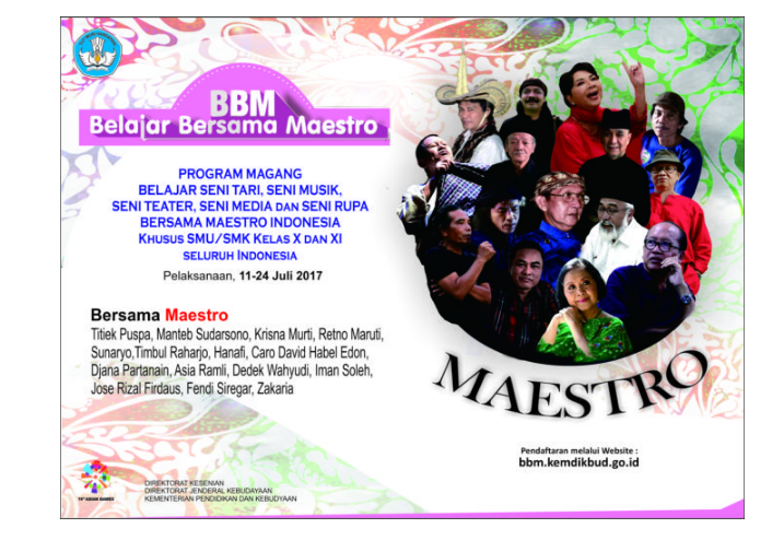 SMK Negeri 7 Surakarta raih kesempatan Belajar Bersama Maestro