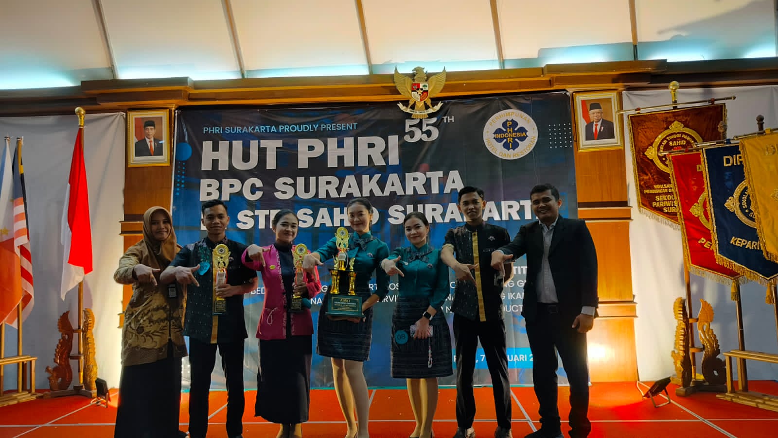 Perhotelan SMKN 7 Surakarta menjadi Juara